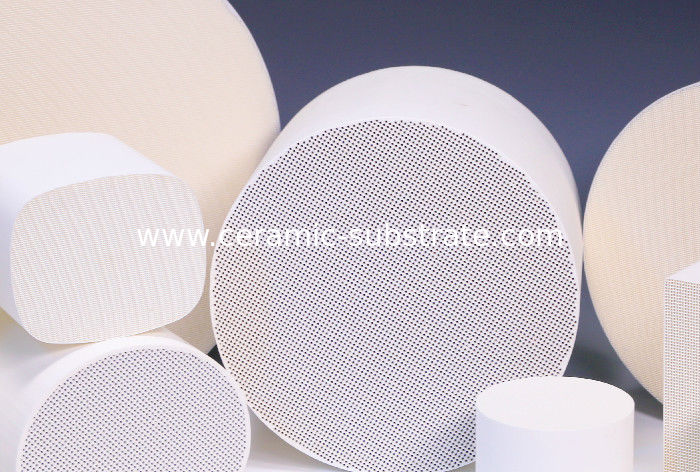 Cordierite Cellular Ceramic Substrates Round do konwerterów katalitycznych