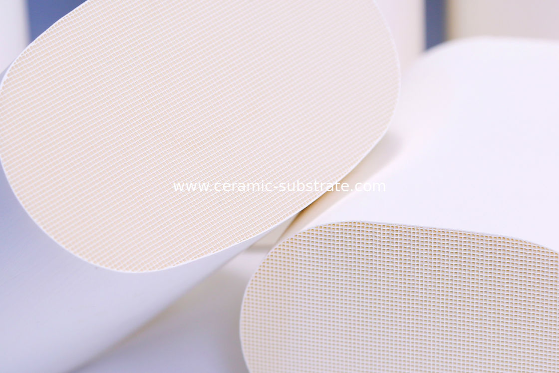 Biały Cordierite Honeycomb Ceramic Custom dla podłoży VOC