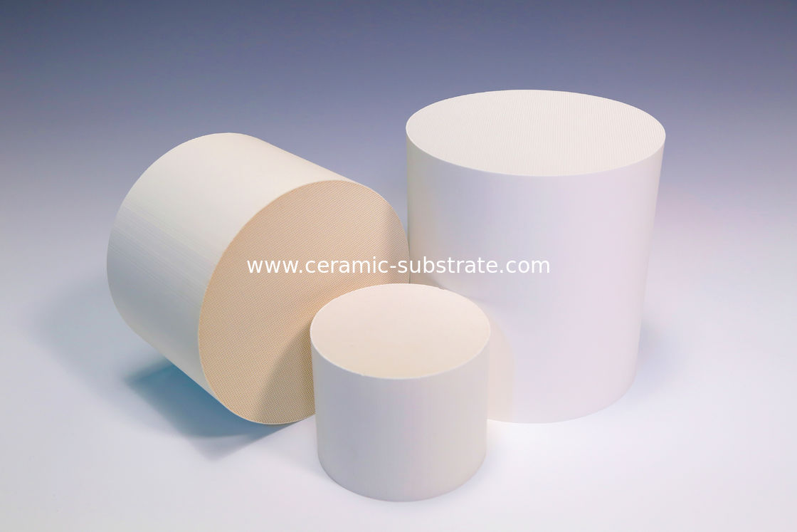 Biały Cordierite Honeycomb Ceramic Custom dla podłoży VOC